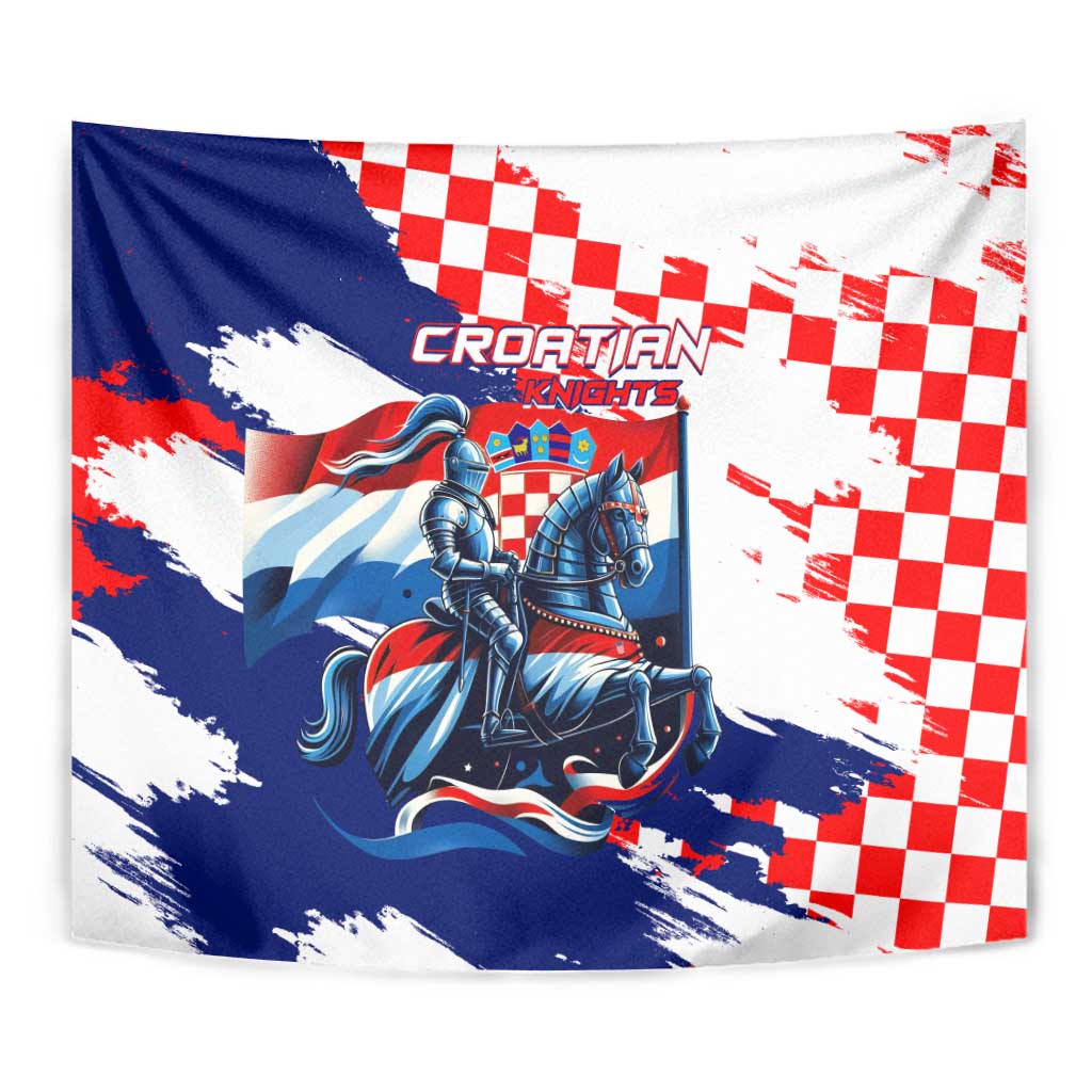 Croatian Knights Tapestry Hrvatska Coat Of Arms - Wonder Print Shop