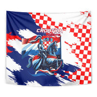 Croatian Knights Tapestry Hrvatska Coat Of Arms - Wonder Print Shop