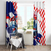 Croatian Knights Window Curtain Hrvatska Coat Of Arms - Wonder Print Shop