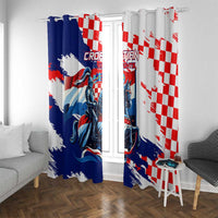 Croatian Knights Window Curtain Hrvatska Coat Of Arms - Wonder Print Shop