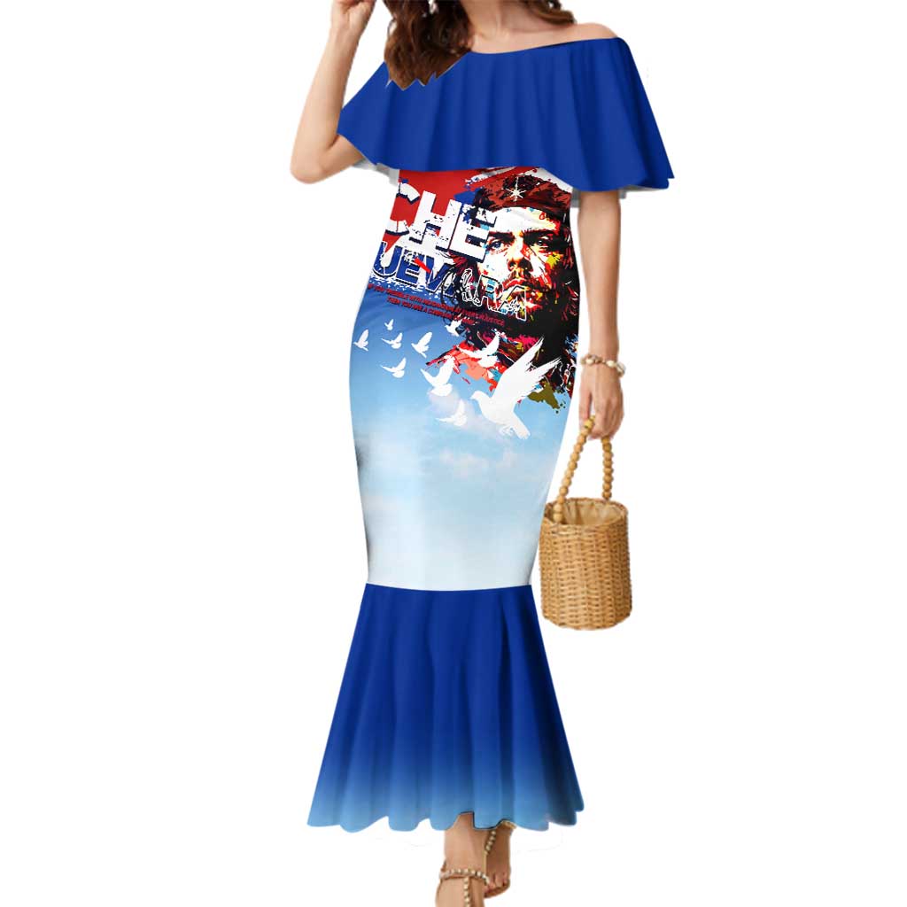 Cuba Che Guevara Family Matching Mermaid Dress and Hawaiian Shirt Cuban Revolution - Wonder Print Shop