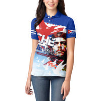 Cuba Che Guevara Women Polo Shirt Cuban Revolution - Wonder Print Shop