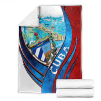 Coat Of Arms Cuba Blanket Caribbean Cuban Map