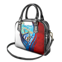 Coat Of Arms Cuba Shoulder Handbag Caribbean Cuban Map