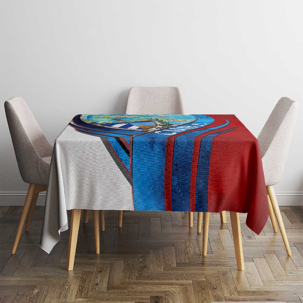 Coat Of Arms Cuba Tablecloth Caribbean Cuban Map - Wonder Print Shop