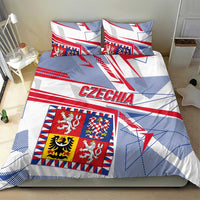 Coat Of Arms Czechia Bedding Set Czech Republic Sporty Geometric - Wonder Print Shop