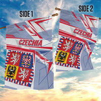 Coat Of Arms Czechia Garden Flag Czech Republic Sporty Geometric - Wonder Print Shop