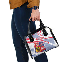 Coat Of Arms Czechia Shoulder Handbag Czech Republic Sporty Geometric