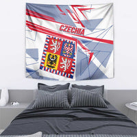 Coat Of Arms Czechia Tapestry Czech Republic Sporty Geometric - Wonder Print Shop