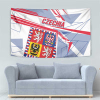 Coat Of Arms Czechia Tapestry Czech Republic Sporty Geometric - Wonder Print Shop