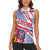 Coat Of Arms Czechia Women Sleeveless Polo Shirt Czech Republic Sporty Geometric - Wonder Print Shop