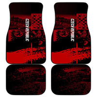 Czech Republic Lion Car Mats Czechia Black Red - Wonder Print Shop