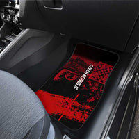 Czech Republic Lion Car Mats Czechia Black Red - Wonder Print Shop