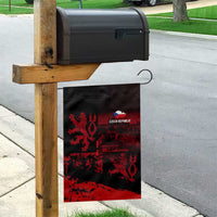 Czech Republic Lion Garden Flag Czechia Black Red - Wonder Print Shop