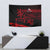 Czech Republic Lion Tapestry Czechia Black Red - Wonder Print Shop