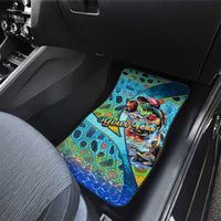 Kiss My Bass Fishing Car Mats Fish Me Luck - Wonder Print Shop