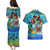 Personalized Kiss My Bass Fishing Couples Matching Puletasi and Hawaiian Shirt Fish Me Luck - Wonder Print Shop