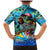 Personalized Kiss My Bass Fishing Family Matching Mermaid Dress and Hawaiian Shirt Fish Me Luck - Wonder Print Shop