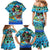 Personalized Kiss My Bass Fishing Family Matching Mermaid Dress and Hawaiian Shirt Fish Me Luck - Wonder Print Shop