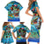 Personalized Kiss My Bass Fishing Family Matching Short Sleeve Bodycon Dress and Hawaiian Shirt Fish Me Luck - Wonder Print Shop