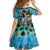 Personalized Kiss My Bass Fishing Kid Short Sleeve Dress Fish Me Luck - Wonder Print Shop