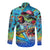 Personalized Kiss My Bass Fishing Long Sleeve Button Shirt Fish Me Luck - Wonder Print Shop