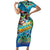 Personalized Kiss My Bass Fishing Short Sleeve Bodycon Dress Fish Me Luck - Wonder Print Shop