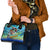 Kiss My Bass Fishing Shoulder Handbag Fish Me Luck