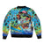 Personalized Kiss My Bass Fishing Sleeve Zip Bomber Jacket Fish Me Luck - Wonder Print Shop