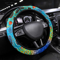 Kiss My Bass Fishing Steering Wheel Cover Fish Me Luck - Wonder Print Shop