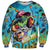 Personalized Kiss My Bass Fishing Sweatshirt Fish Me Luck - Wonder Print Shop