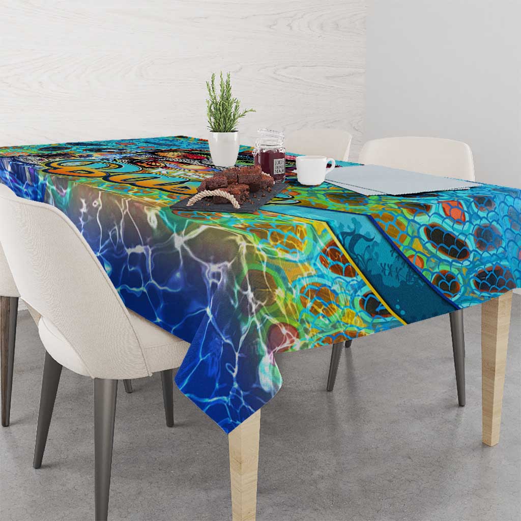 Kiss My Bass Fishing Tablecloth Fish Me Luck - Wonder Print Shop