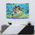 Kiss My Bass Fishing Tapestry Fish Me Luck - Wonder Print Shop
