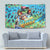 Kiss My Bass Fishing Tapestry Fish Me Luck - Wonder Print Shop