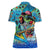 Personalized Kiss My Bass Fishing Women Polo Shirt Fish Me Luck - Wonder Print Shop