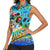 Personalized Kiss My Bass Fishing Women Sleeveless Polo Shirt Fish Me Luck - Wonder Print Shop