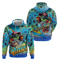 Personalized Kiss My Bass Fishing Zip Hoodie Fish Me Luck - Wonder Print Shop