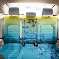 Fishing Bone Summer Bass Back Car Seat Cover Fishbone Ocean - Wonder Print Shop