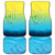 Fishing Bone Summer Bass Car Mats Fishbone Ocean - Wonder Print Shop
