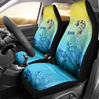 Fishing Bone Summer Bass Car Seat Cover Fishbone Ocean - Wonder Print Shop
