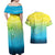 Personalized Fishing Bone Summer Bass Couples Matching Off Shoulder Maxi Dress and Hawaiian Shirt Fishbone Ocean - Wonder Print Shop