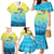 Personalized Fishing Bone Summer Bass Family Matching Mermaid Dress and Hawaiian Shirt Fishbone Ocean - Wonder Print Shop