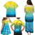 Personalized Fishing Bone Summer Bass Family Matching Puletasi and Hawaiian Shirt Fishbone Ocean - Wonder Print Shop