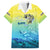 Personalized Fishing Bone Summer Bass Family Matching Puletasi and Hawaiian Shirt Fishbone Ocean - Wonder Print Shop