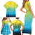 Personalized Fishing Bone Summer Bass Family Matching Short Sleeve Bodycon Dress and Hawaiian Shirt Fishbone Ocean - Wonder Print Shop