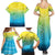 Personalized Fishing Bone Summer Bass Family Matching Summer Maxi Dress and Hawaiian Shirt Fishbone Ocean - Wonder Print Shop