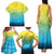 Personalized Fishing Bone Summer Bass Family Matching Tank Maxi Dress and Hawaiian Shirt Fishbone Ocean - Wonder Print Shop