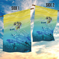 Fishing Bone Summer Bass Garden Flag Fishbone Ocean - Wonder Print Shop