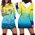 Personalized Fishing Bone Summer Bass Hoodie Dress Fishbone Ocean - Wonder Print Shop