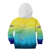 Personalized Fishing Bone Summer Bass Kid Hoodie Fishbone Ocean - Wonder Print Shop
